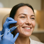 Radiesse  + toxina botulínica en 3 zonas